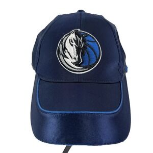 VTG Dallas Mavericks Nike Flexfit Authentic‎ Hat Blue Fitted Cap Stretch Back